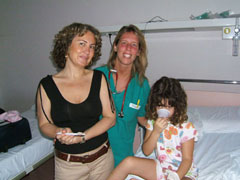 Martina with Mom and Dr. Norbedo